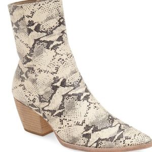 - Caty Matisse bootie snakeskin